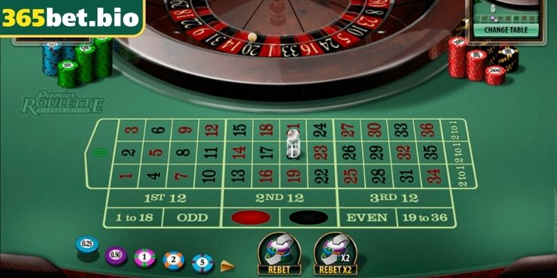 Roulette 365Bet Online Vòng Quay Châu Âu Đỉnh Cao Chân Thực 2 Kinh nghiệm chơi Roulette 365Bet Online từ cao thủ
